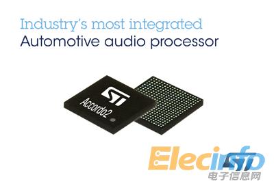 ST新聞稿12月6日 圖片——意法半導(dǎo)體(ST)推出新款汽車音頻處理器，可縮短產(chǎn)品設(shè)計(jì)周期、加快上市時(shí)間